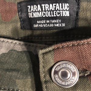 Zara Trafaluc Denim Collection Camo